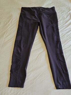 XL Periwinkle Side Mesh 90 Degree By Reflex Leggings